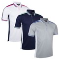 Glenmuir Mens Murray Contrast Shoulder Performance Pique Golf Shirt